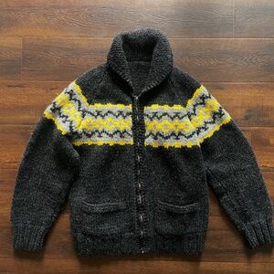 VTG 1950s Wool shawl neck sweater